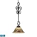 Tiffany Buckingham 1-Light Pendant In Vintage Antique With Tiffany Style Glass - LED Offering Up To 800 Lumens (60 Watt Equivalent) With Full Range Dimming. Includes An Easily Replaceable LED Bulb (120V). 369-VA-LED by Elk Lighting
