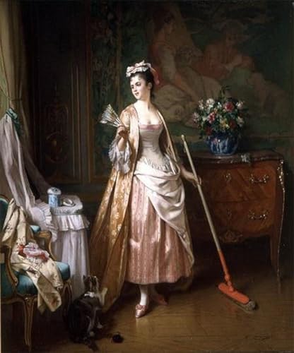 Art mural La Cameriera Della Signora Caraud, affiche décorative de prestige 60x90cm