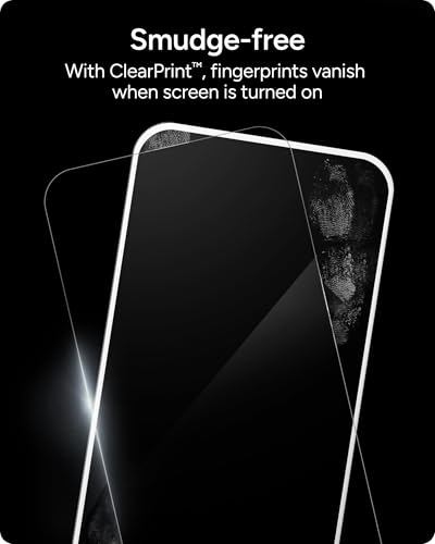 Image of ZAGG Glass Elite iPhone 15 Screen Protector - 5X Stronger with Reinforced Edges, Scratch & Smudge-Resistant Surface, InvisibleShield, Easy to Install