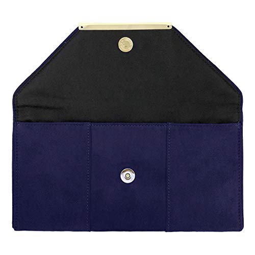 Image of JNB Faux Microsuede Envelope Clutch