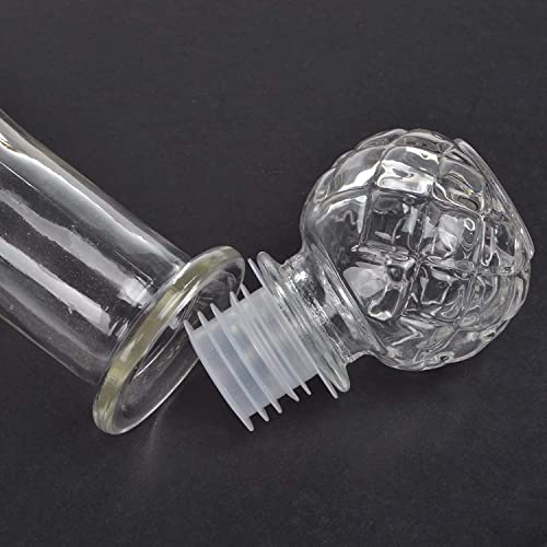 Image of Whiskey Decanter /Wine Carafe,1000ml Liquor Decanter for Alcohol, Wine, Scotch, Brandy or Bourbon, Lead-Free Crystal - 1pc, Clear.