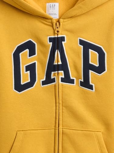 Image of GAP Boys' Logo Hoodie Hooded Full Zip Sweatshirt