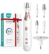 COSLUS C43 Professional Manicure Pedicure Kit, 5-in-1 Electric Nail File for Toenail Hand Feet Ca...
