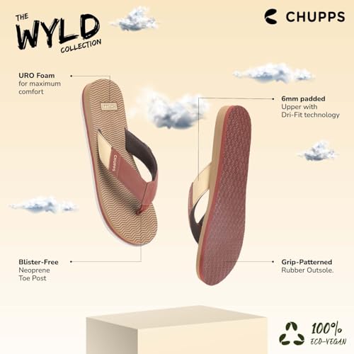 Image of CHUPPS Wave Cilantro Drift Orthopedic Slippers | Soft Footpharma Footbed | Breathable Ventilation Holes | Lightweight Flip Flops | Anti-Skid Chappals for Everyday For Mens