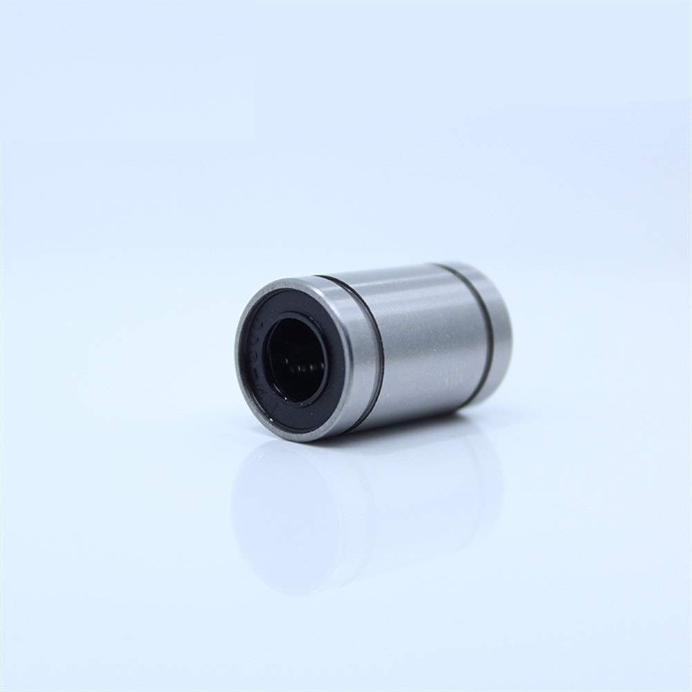 HJCMOONB Linear Bearing LM25UU LM30UU LM35UU LM40UU Linear Motion Bushing ABEC-1 2PCS Standard Linear Bearing Linear Ball Bearings(LM40UU A1 2PCS)