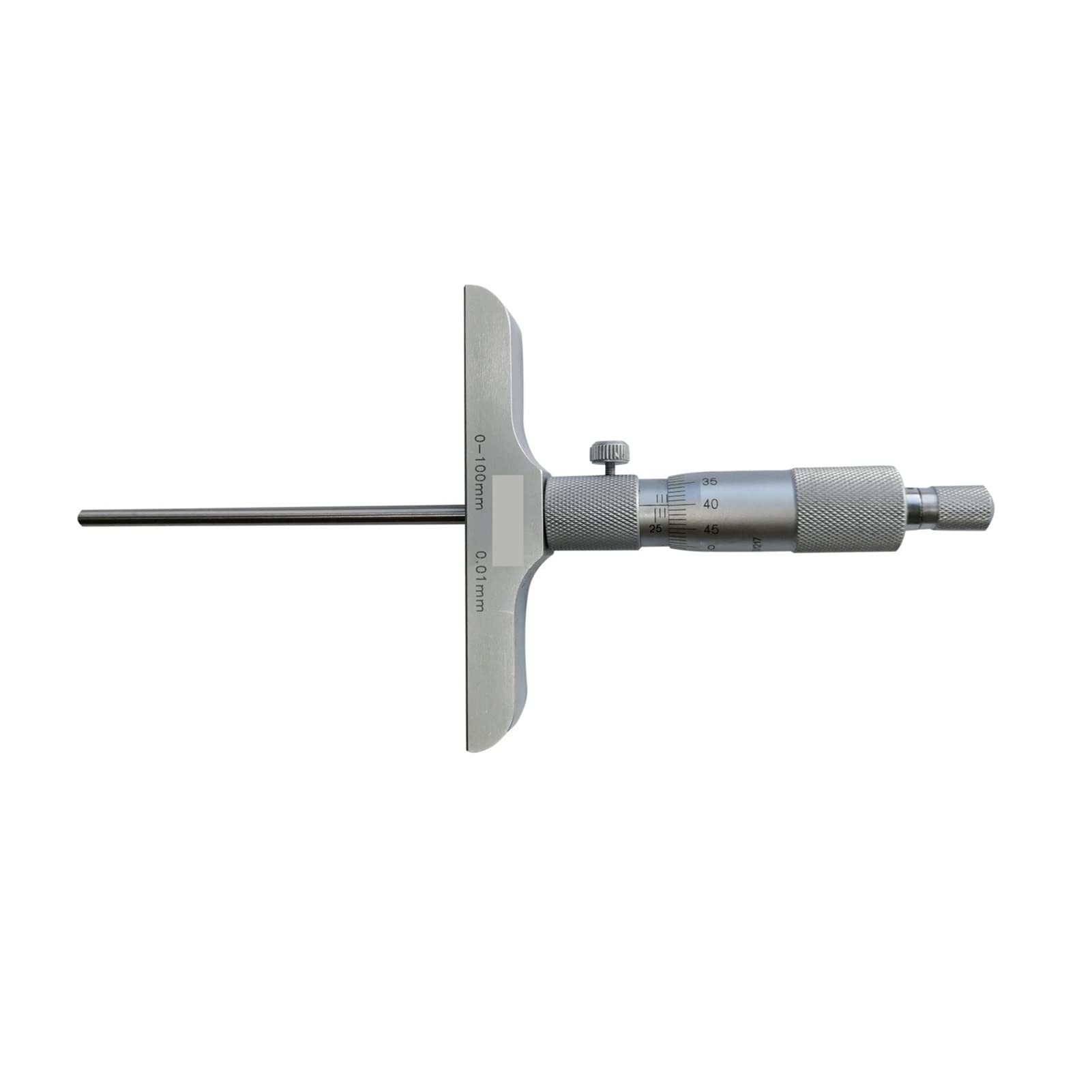 Micrometro digitale, Micrometro di profondità 0-25mm 0-100mm Micrometro industriale in acciaio inox 0,01mm Strumenti di misura professionali, misuratore di spessore(Brown)