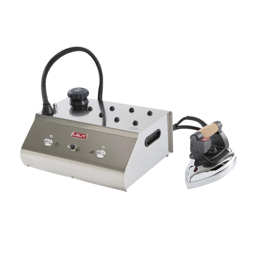 Lelit PS325 stacja parowa 800 W 2,5 l Stopa ze stali nierdzewnej - centrum prasowania (800 W, 5,5 bar, 2,5 l, Stopa ze stali nierdzewnej, Stal nierdzewna, 1000 W) Stal nierdzewna