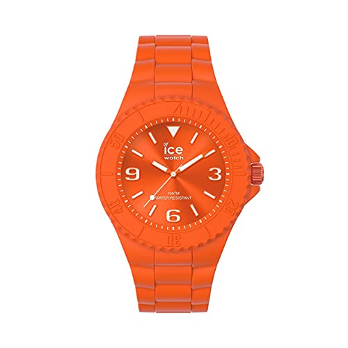 ICE-WATCH - ICE Generation Flashy Orange - Montre Orange Mixte avec Bracelet en Silicone - 019162 (Medium)
