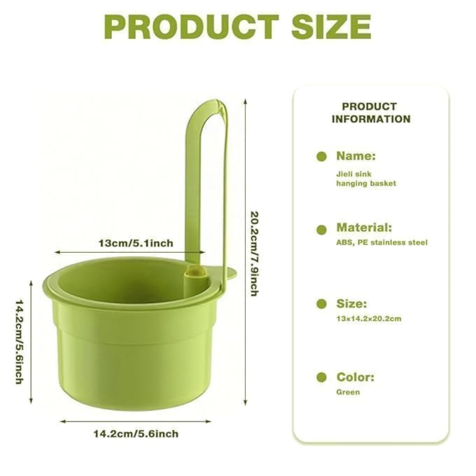 Kitchen Sink Drain Basket, Automatic Strainer Press