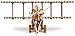 Wood Trick Bi-Plane Toy Kit, Wooden Toy Plane - Mechanical Model Plane Mini - 3D Wooden Puzzle, Assembly Model - STEM Toys for Boys and Girls - 3D Plane
