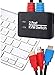 immagine 4Generic Brands - Interruttore USB KVM HDMI a 2 porte, 4 K a 60 Hz, adattatore per PC monitor, tastiera e mouse, connettore USB splitter HD