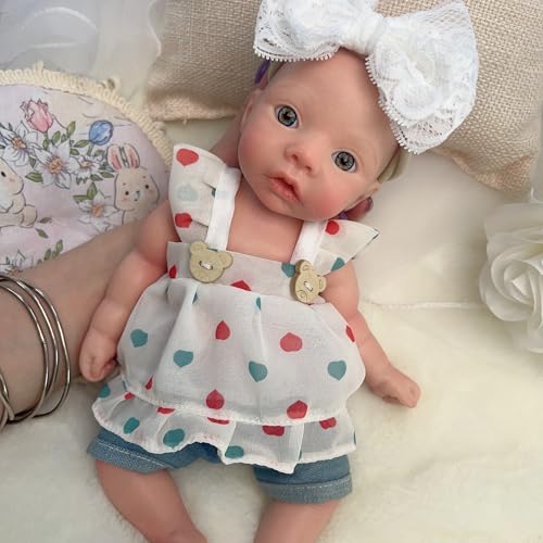 Muñeca de silicona realista de 28 cm OtardDolls miniatura 2