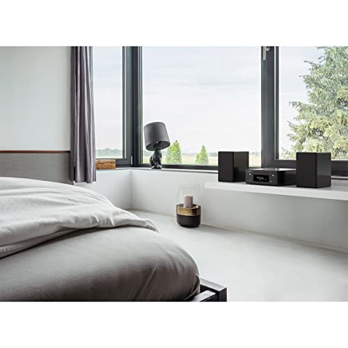 Denon Receptor RCD-N10, receptor Bluetooth com leitor de CD integrado, sintonizador AM/FM e Wi-Fi, p