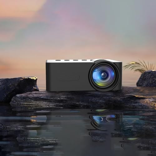 Mini projecteur portable YT100 noir avec 30 000 heures de haute performance