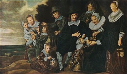 Tableau peinture sur toile de Frans Hals 60x90cm pour décoration de chambre