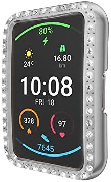 Miniatura 3 de Funda compatible con Huawei Watch FIT, Youkei PC Bling Crystal Diamonds Shiny Rhinestone Bumper Case Compatible con Huawei Watch FIT Bluetooth