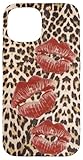 Cheetah Print kiss Case for iPhone 15
