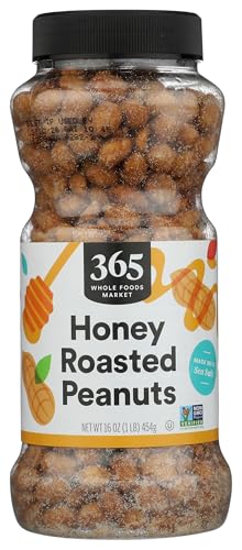 365 by Whole Foods Market, Honey Roasted Peanuts, 16 Ounce (Pack of 4) image 4