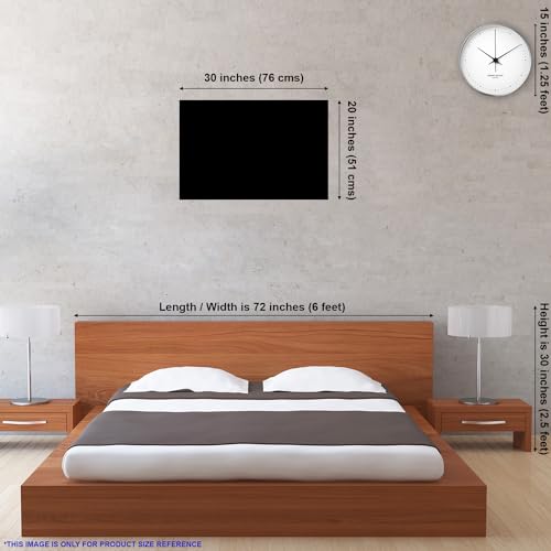 Image of ArtzFolio City Overlooking Desolate Desert | Bulletin Board Notice Pin Board | Vision Soft Board Combo with Thumb Push Pins & Sticky Notes | Antique Golden Frame | 30 x 20 inch (76 x 51 cms)