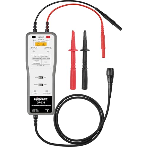 PINTECH DP-235 ���d�������v���[�u 35MHz 2600Vp-p ������ 50z/500x DC���͓d�� 1300V �m�x ±2% �R�������[�h�d�� 919V rms �I�V���X�R�[�v���̓C���s�[�_���X 1M�� �y�������K�i�z�y���[�J�[�ۏ�1�N