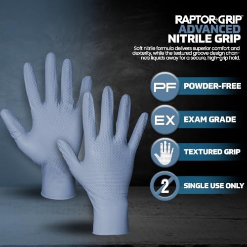 SAS Astro-Grip 시험 등급 파우더 프리 니트릴 일회용 장갑 — 사진 2