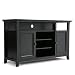 Simpli Home Amherst TV Media Stand, Black