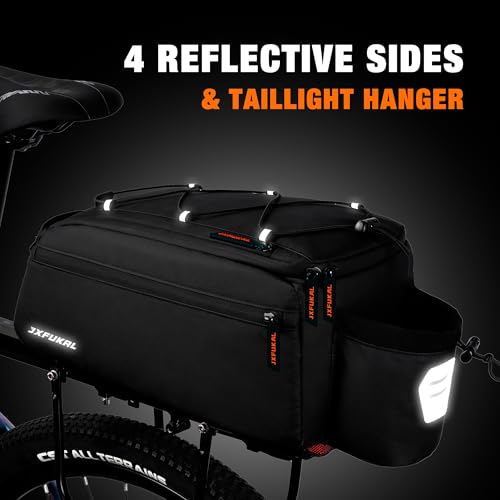 JXFUKAL 13L Supportive Bike Rack Bag