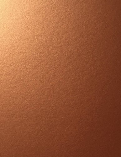 Copper Stardream Metallic Cardstock Paper - 8.5 X 11 Inch - 105 Lb. / 284 Gsm Cover - 25 Sheets From Cardstock Warehouse #TOP6
