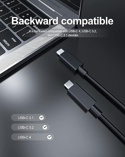 Image of USB C to USB C 65W Short Powerbank Fast Charging Cable Compatible for iPhone 15 15Pro 15Pro Max 15Plus Samsung Galaxy S23,S22,Flip,Fold,A34,A54,Oneplus,Google Pixel,Nothing Phone (0.3M, Black)