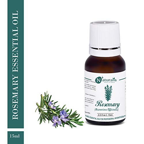Naturalis Essence of Nature Rosemary Essential Oil for Skin, Muscle & Joints, Anti-Dandruff, Hair Conditioner, Pure & Natural Therapeutic Grade - 10ml