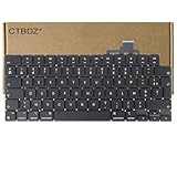 Version:Layout français CTBDZ Clavier Français de Remplacement pour MacBook Air M2 M3 M4 Retina 13.6 inch A2681 A3113 A3240, M2 M3 M4 15 inch A2941 A3114 A3241 2023-2025 Année (Noir)