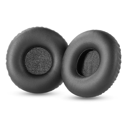 Almohadillas de repuesto para auriculares Sony MDR-ZX110NC, cubiertas de cuero proteínico y espuma viscoelástica, color negro miniatura 5