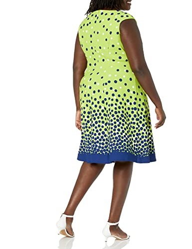 Image of London Times Womens Dresses Cap Sleeve Fit and Flare - Elegant Summer Cocktail Graduation Garden Party Wedding Guest Dress