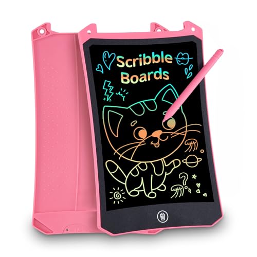 Tavoletta Grafica LCD Scrittura, 8.5 Pollici Lavagna da Disegno Digitale Portatile PINKCAT Ewriter Cancellabile Disegno Pad Writing Tablet per Bambini Adulti della Casa Scuola, Rosa