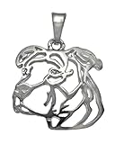 staffordshire terrier mix handgefertigt in den traditionellen Schmuck Hanys Prag