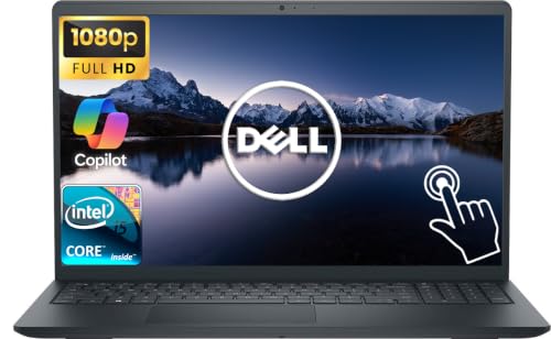 Image of Dell 15.6 inch FHD IPS Touchscreen Business Laptop Computer with Copilot AI, Windows 11 Pro, 10-Core Intel Core i5-1334U Processor, Wi-Fi 6, Numeric Keypad (16GB RAM | 512GB SSD)