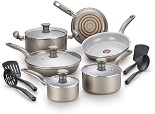 T-fal C728SE Initiatives Nonstick Ceramic Coating PTFE PFOA and Cadmium Free Scratch Resistant