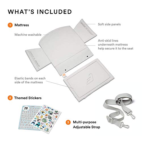 JetKids by Stokke BedBox, Green Aurora - Kid's Ride-On Suitcase & In-Flight Bed - Help Your Child Relax & Sleep on the… - Image 4