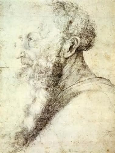 Portrait de Guido Guersi Matthias Grunewald grand tableau pour décoration murale