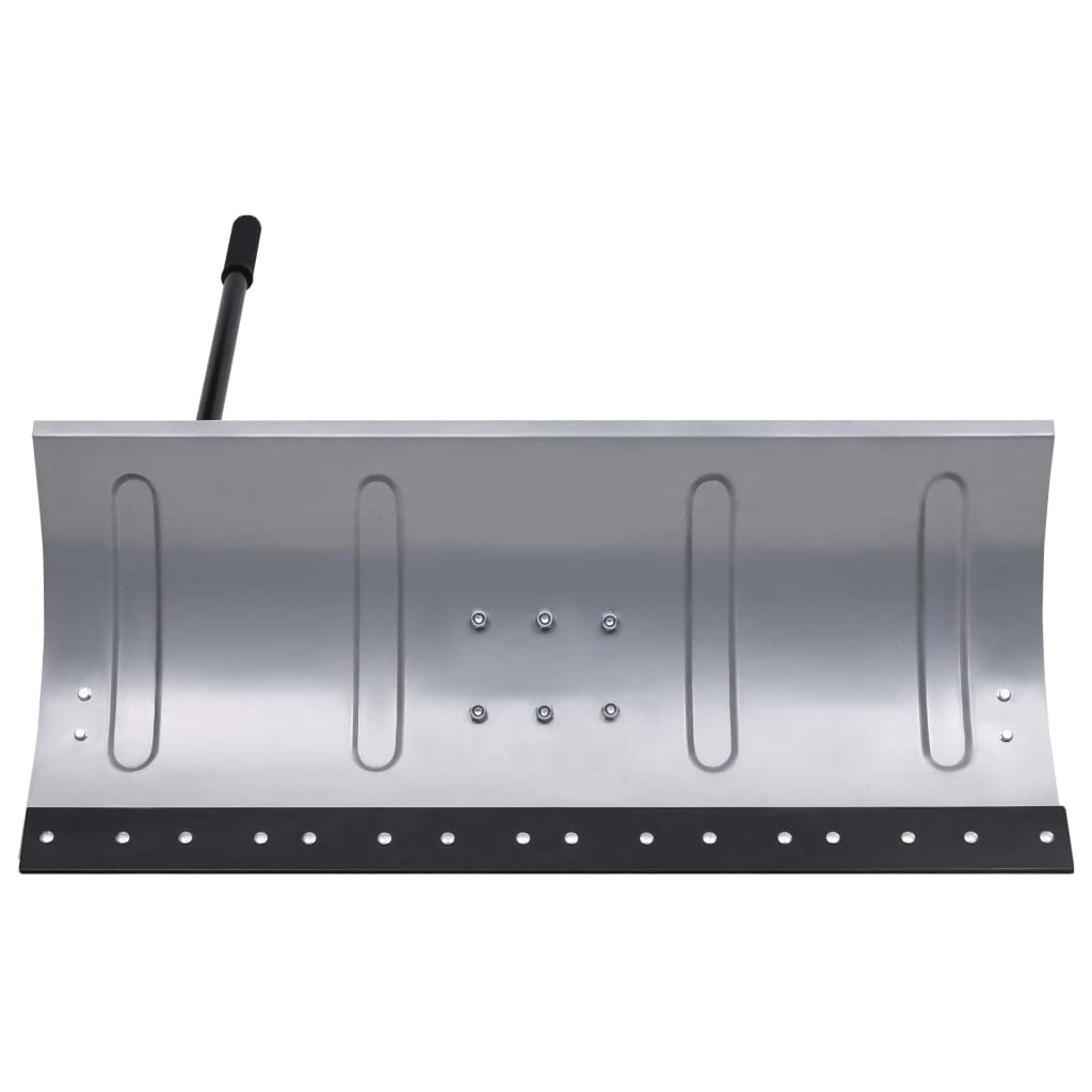 Willood Schneeschild für Rasentraktor mit Adapter Rasenmäher mit Adapter Anbausatz 3 Winkeleinstellungen Räumschild Schneepflug Schneeschieber 100 cm