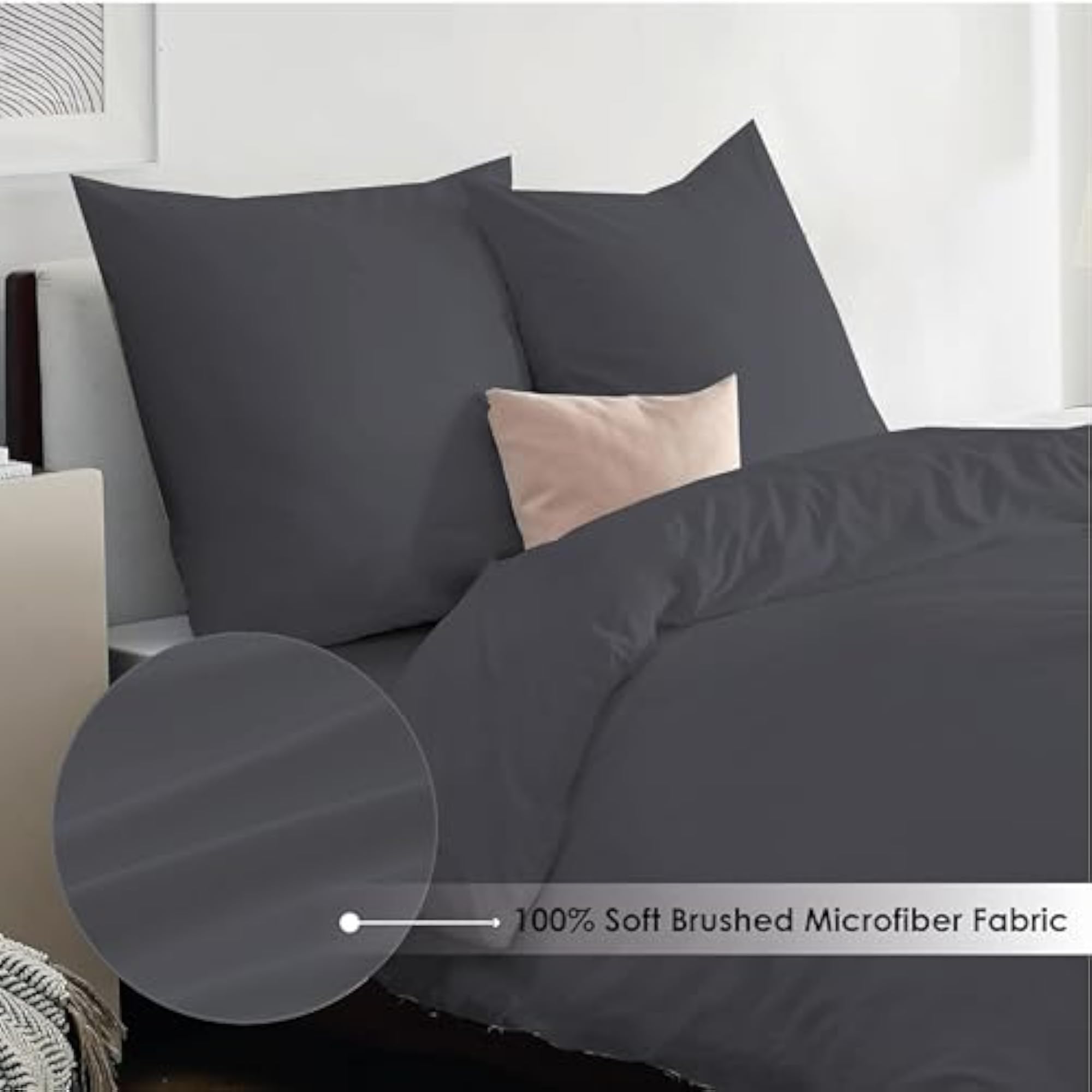 Double Duvet Cover Sets - Soft Brushed Microfiber Bedding