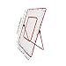 UXALoH6 Soccer Rebounder Net Baseball Practice Net Portable Angles Adjustable Lightweight Training for Backyard Pitching Batting(Red)