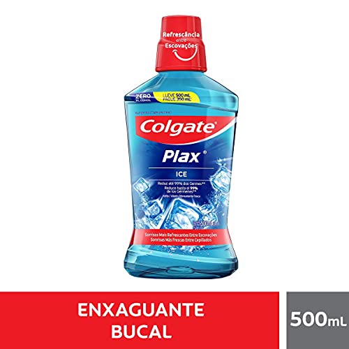 Colgate Enxaguante Bucal Plax Ice 500Ml Promo Leve 500Ml Pague 350Ml
