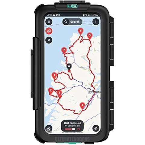 Ultimateaddons Tough Waterproof & Shockproof Universal Case XXL Phones (168 x 78mm) Cover