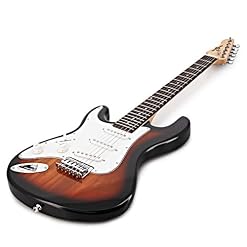 Guitare Électrique LA 3/4 Pour Gauchers + Pack Ampli 10 W Sunburst - Les Beatles, Paul McCartney, John Lennon, RIngo Starr, George Harrison Guitare Électrique LA 3/4 Pour Gauchers + Pack Ampli 10 W Sunburst – Image 3