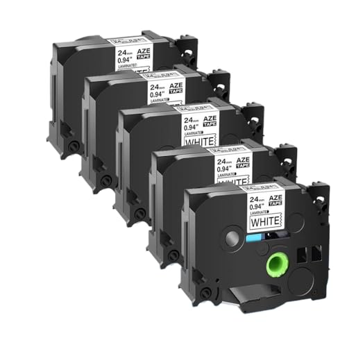 5PCS 24mmxe[vTZE-251ƌ݊̂郉~l[gx}[J[e[v́APTD600 PT-P710BTѓl̃x[J[Ɠ삵܂