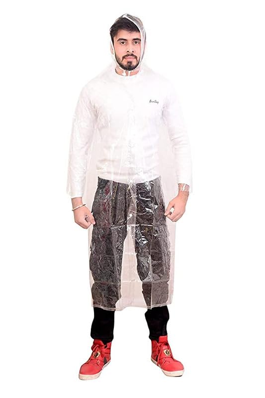 Women's PVC Overcoat|Rainwear|Raincoat (Transparent)-image-31