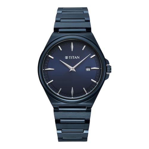 Image of Titan Classique sleekfit with Quartz Analog 2 Hands + Date@3H Stainless Steel Strap Watch for Men