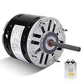 DL1056 Sleeve Bearing Direct Drive Blower Motor 1/2 HP, 1075 RPM, 3 Speed, 115 Volts 8 Amps, 48 Frame, Sleeve Bearing Compatible with A.O.Smith/Century/GE/Fasco/Emerson/Franklin/Dayton