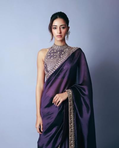 Image of Women's Kanjivaram Soft Lichi Silk Saree Beautiful Jacquard Rich Pallu Design Work Zari With Blouse Piece